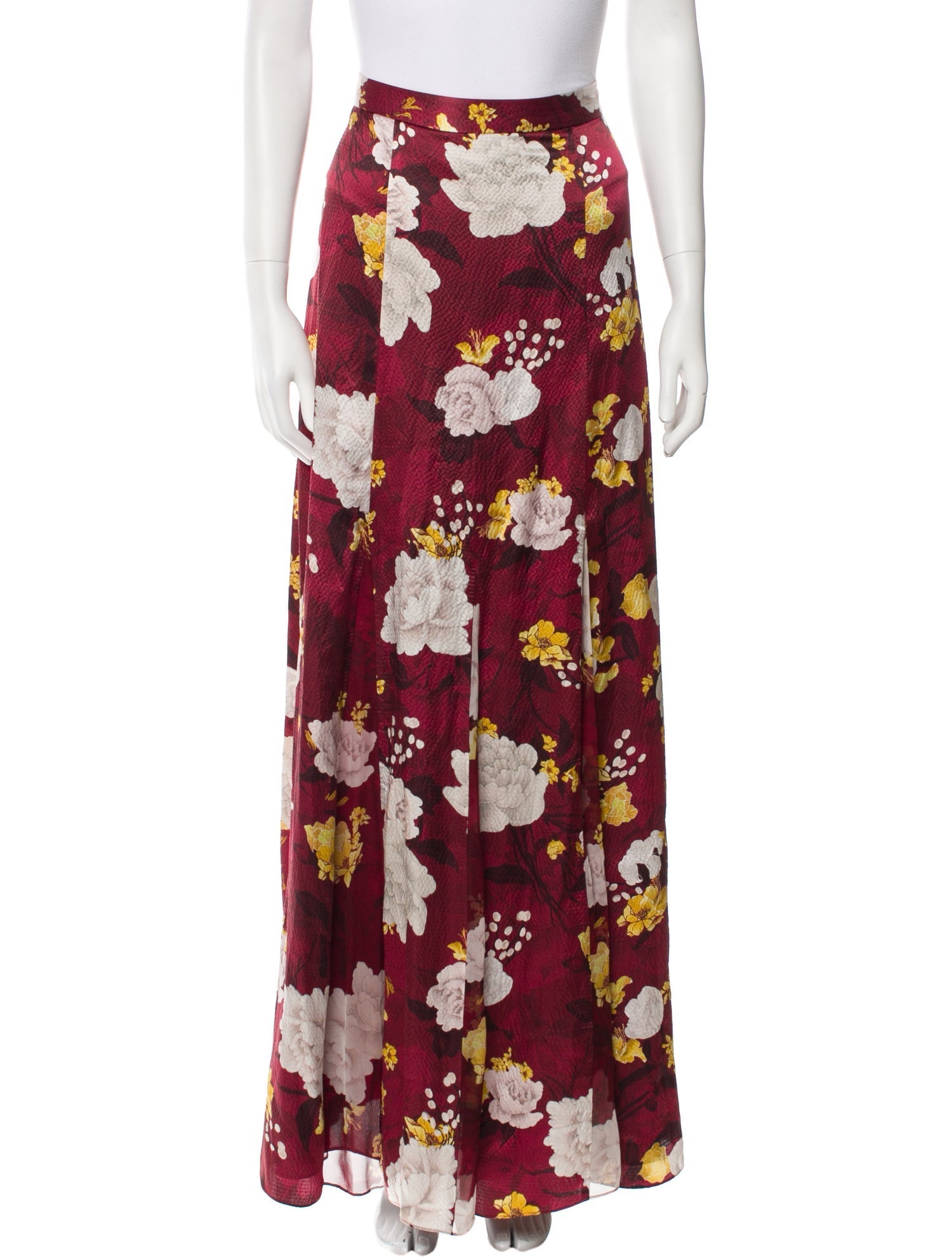 Paco Rabanne Silk Long Skirt