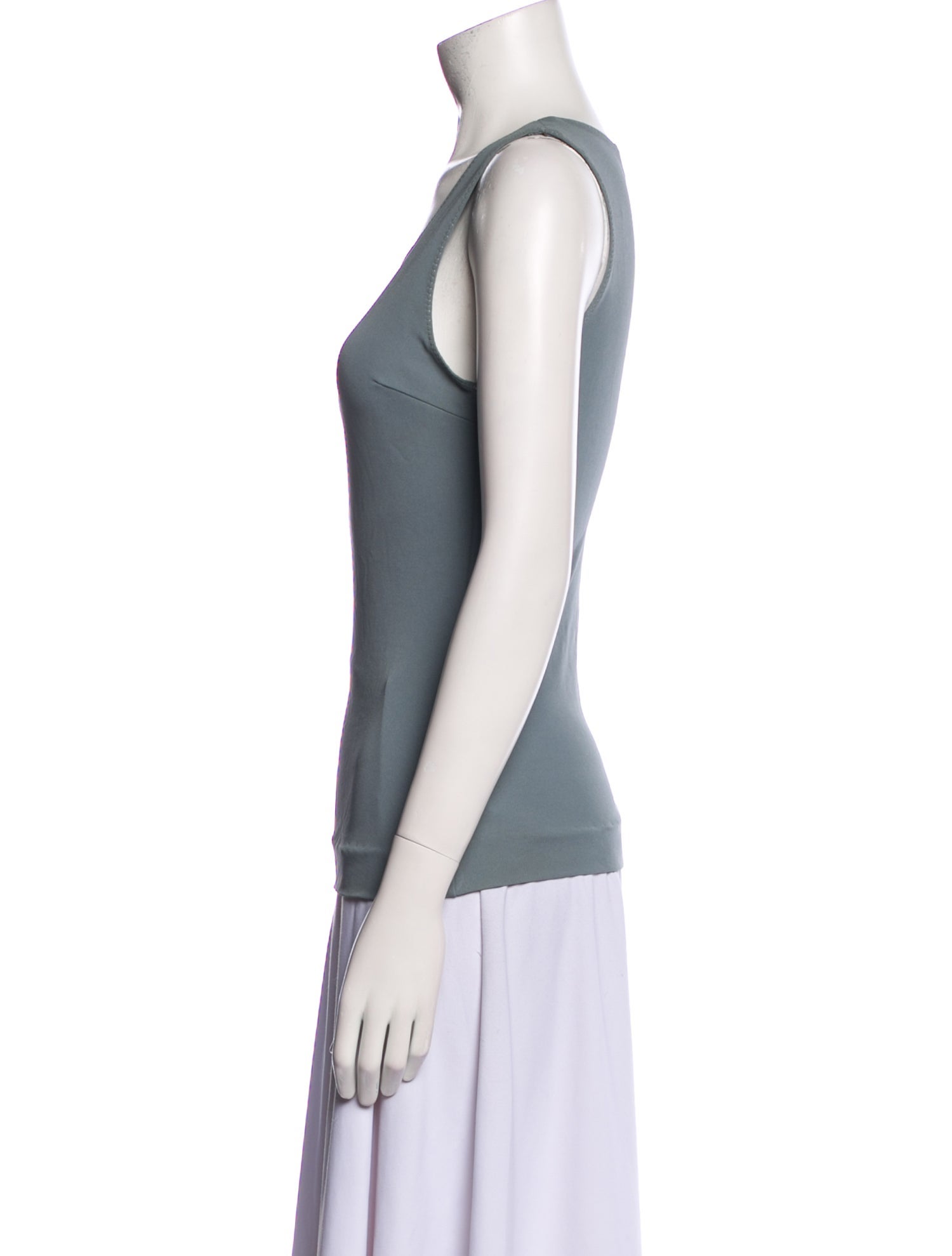Paco Rabanne Scoop Neck Sleeveless Top