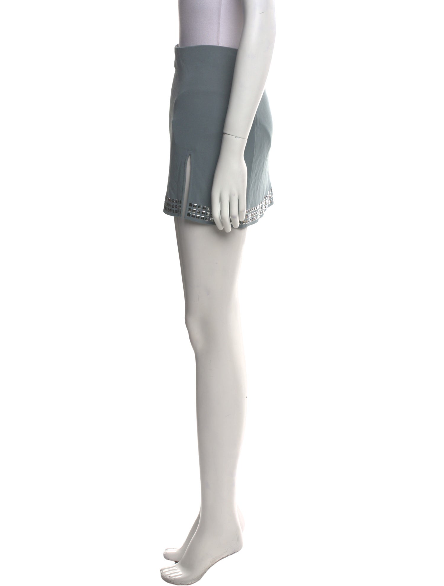 Paco Rabanne Studded Accents Mini Skirt