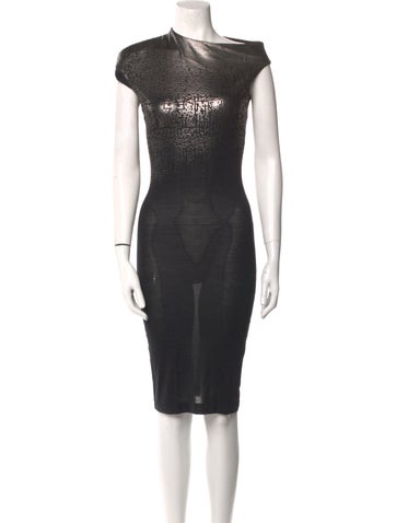 Paco Rabanne Dresses Bateau Neckline Midi Length Dress XXS