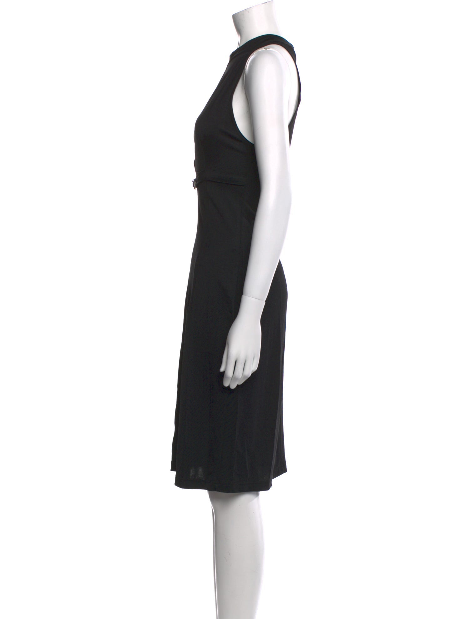 Paco Rabanne Crew Neck Midi Length Dress