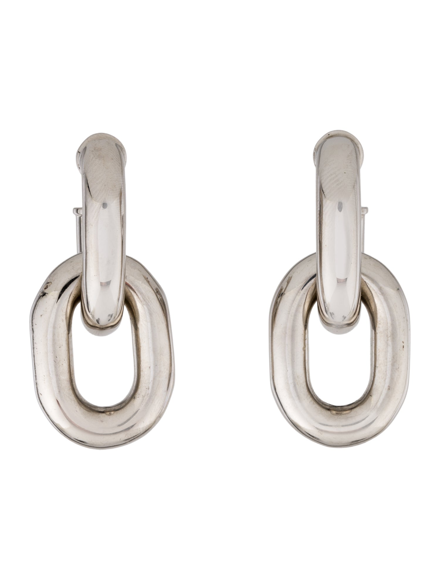 Paco Rabanne Double XL Link Earrings