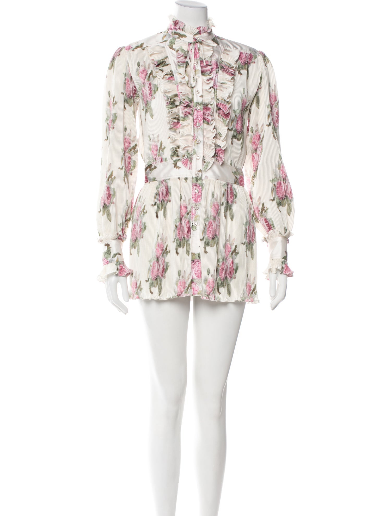 Paco Rabanne Floral Print Mini Dress