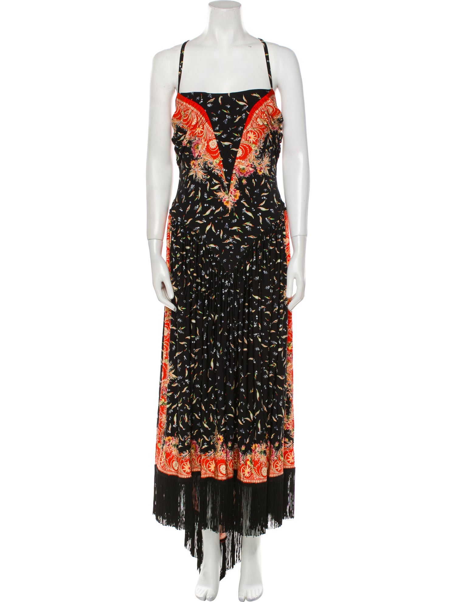Paco Rabanne Printed Long Dress