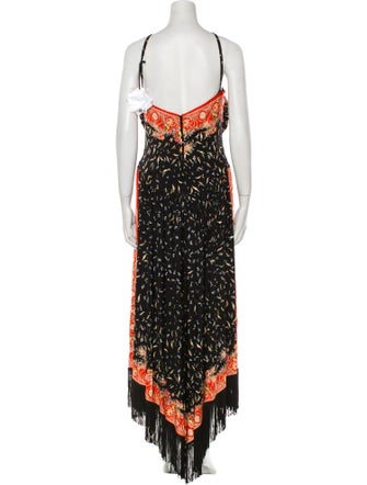 Paco Rabanne Printed Long Dress