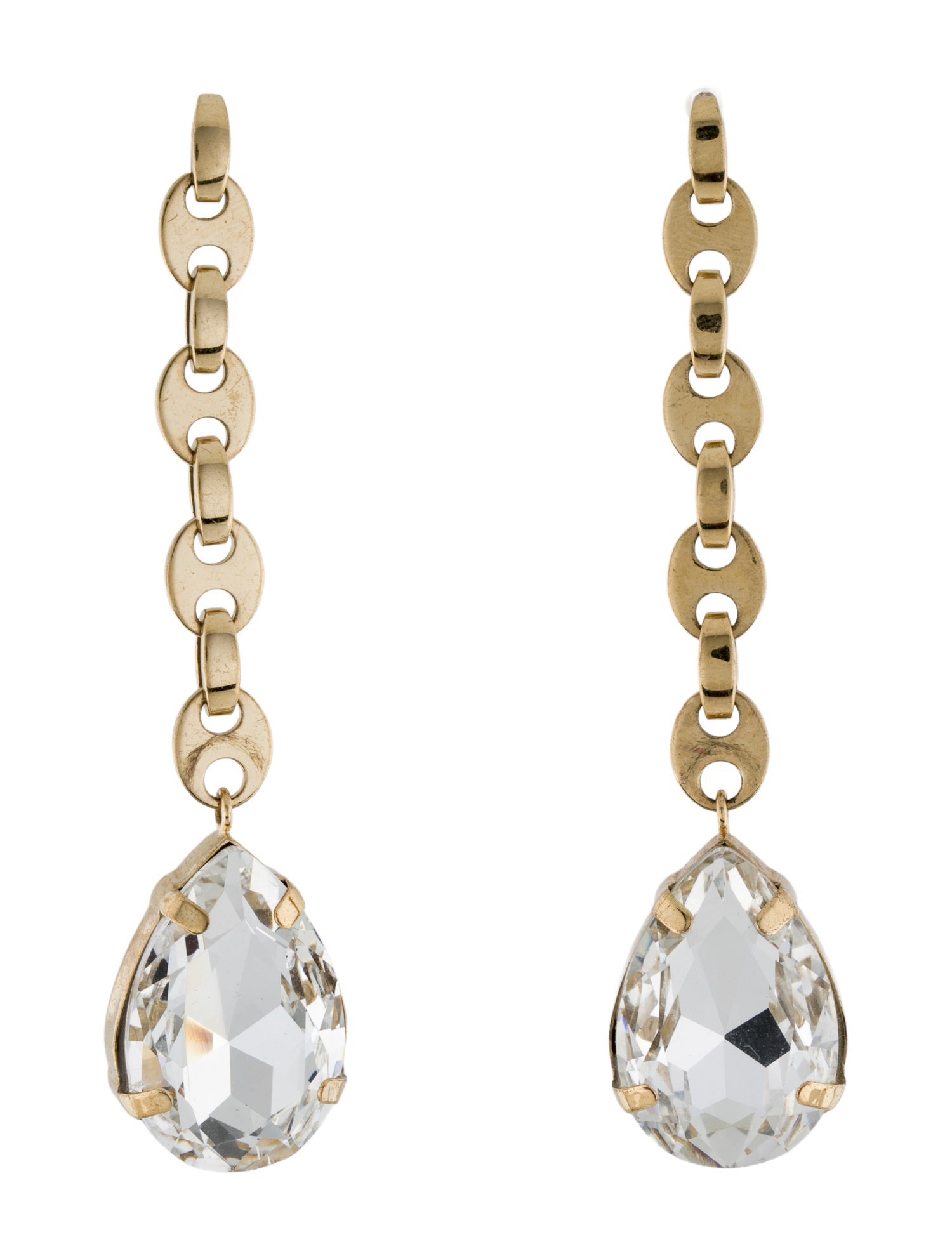 Paco Rabanne Crystal Drop Earrings