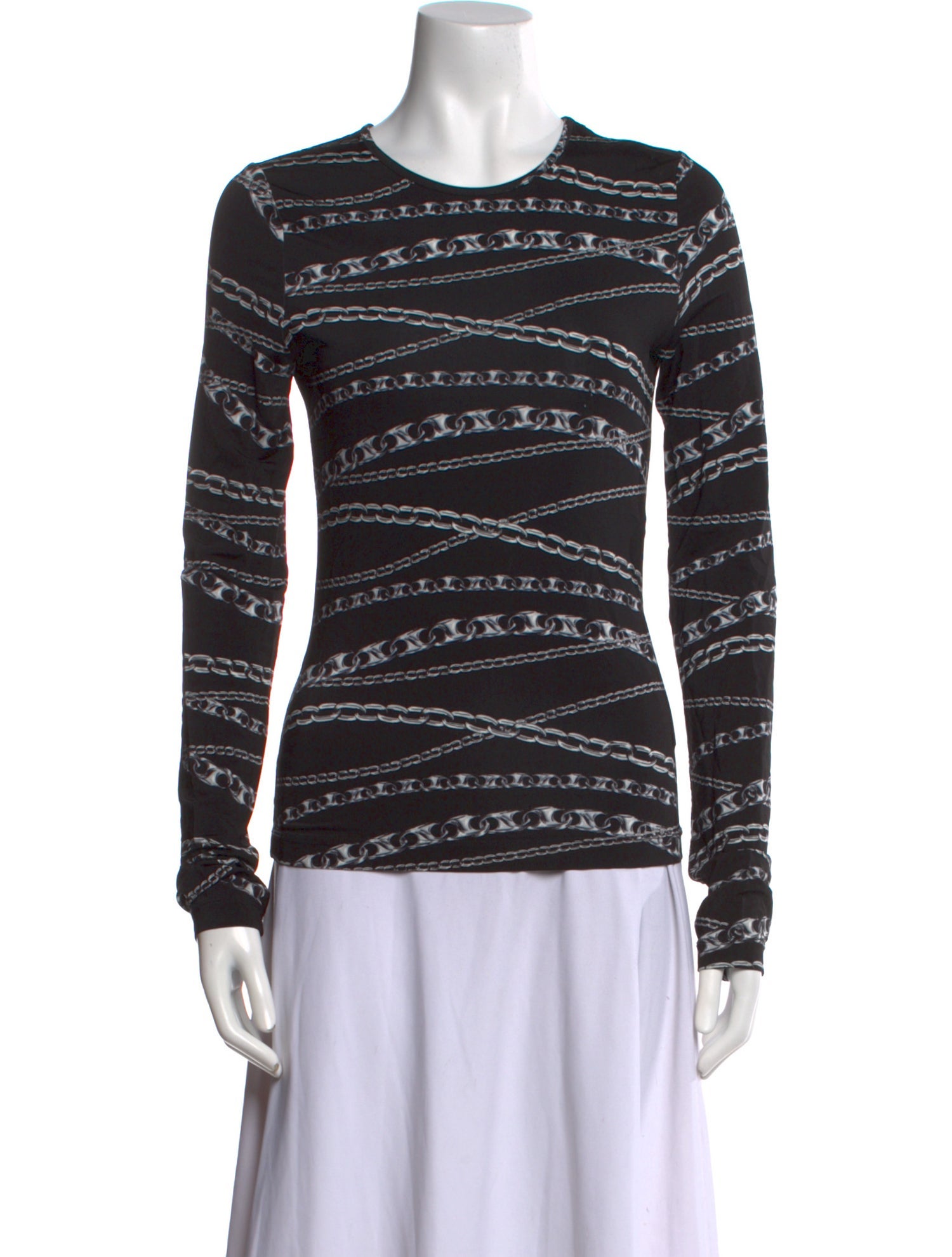 Paco Rabanne Printed Crew Neck Sweatshirt