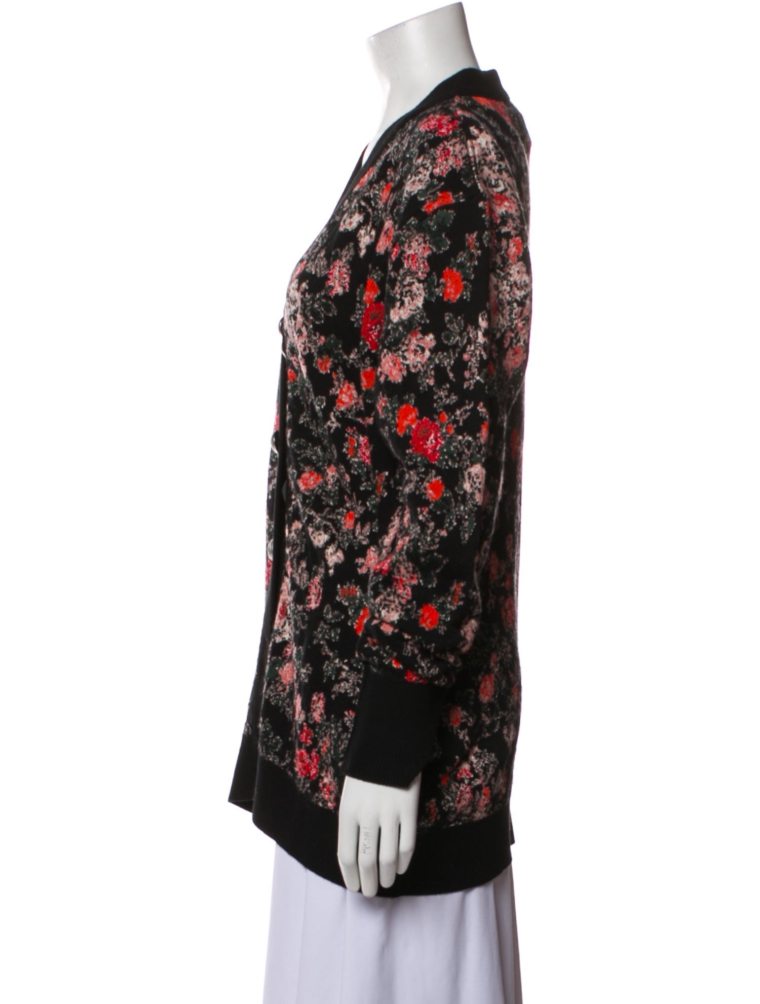 Paco Rabanne Wool Floral Print Jacket w/ Tags