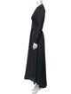 Paco Rabanne V-Neck Long Dress