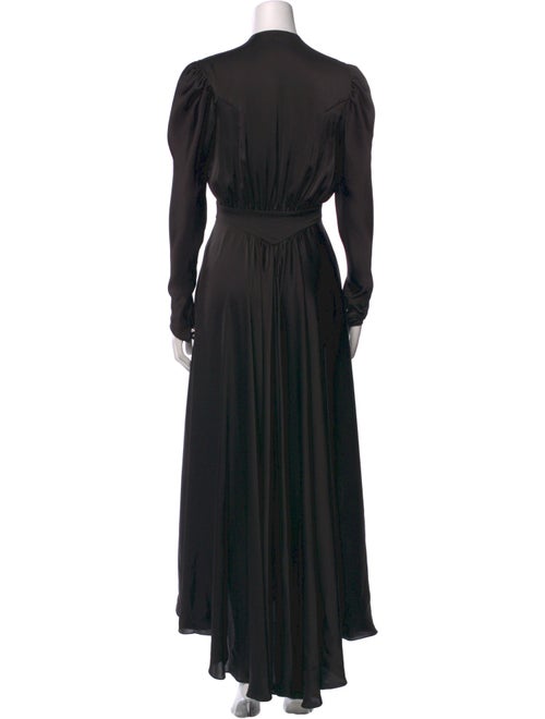Paco Rabanne V-Neck Long Dress