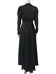 Paco Rabanne V-Neck Long Dress