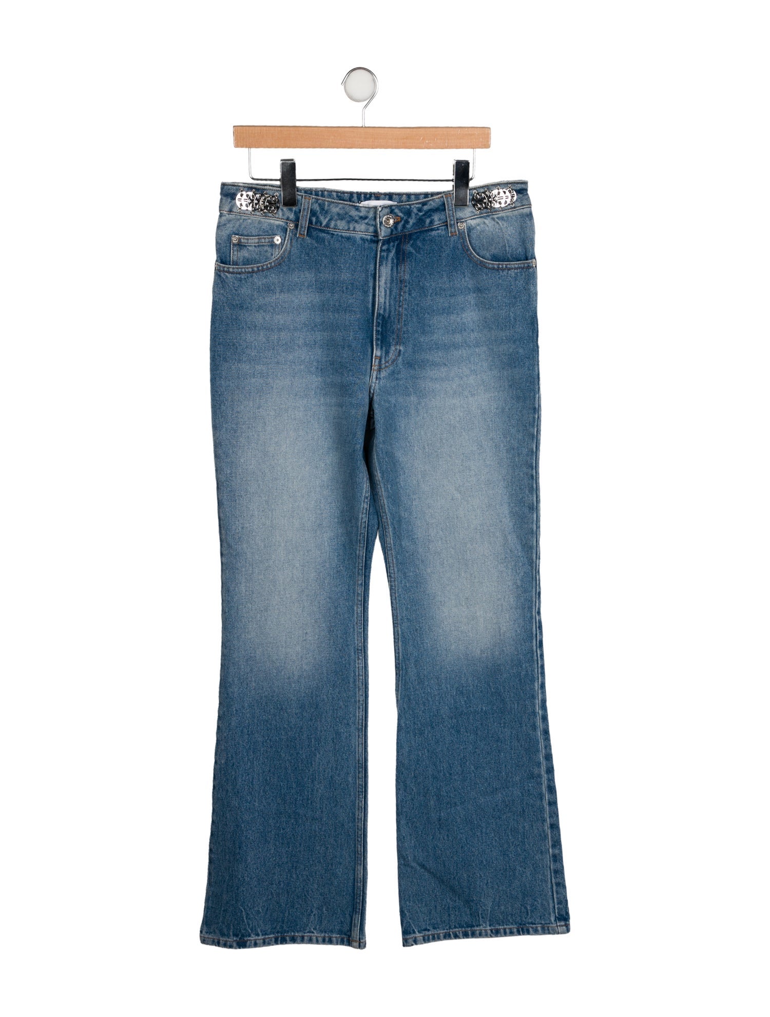 Paco Rabanne High-Rise Wide Leg Jeans w/ Tags