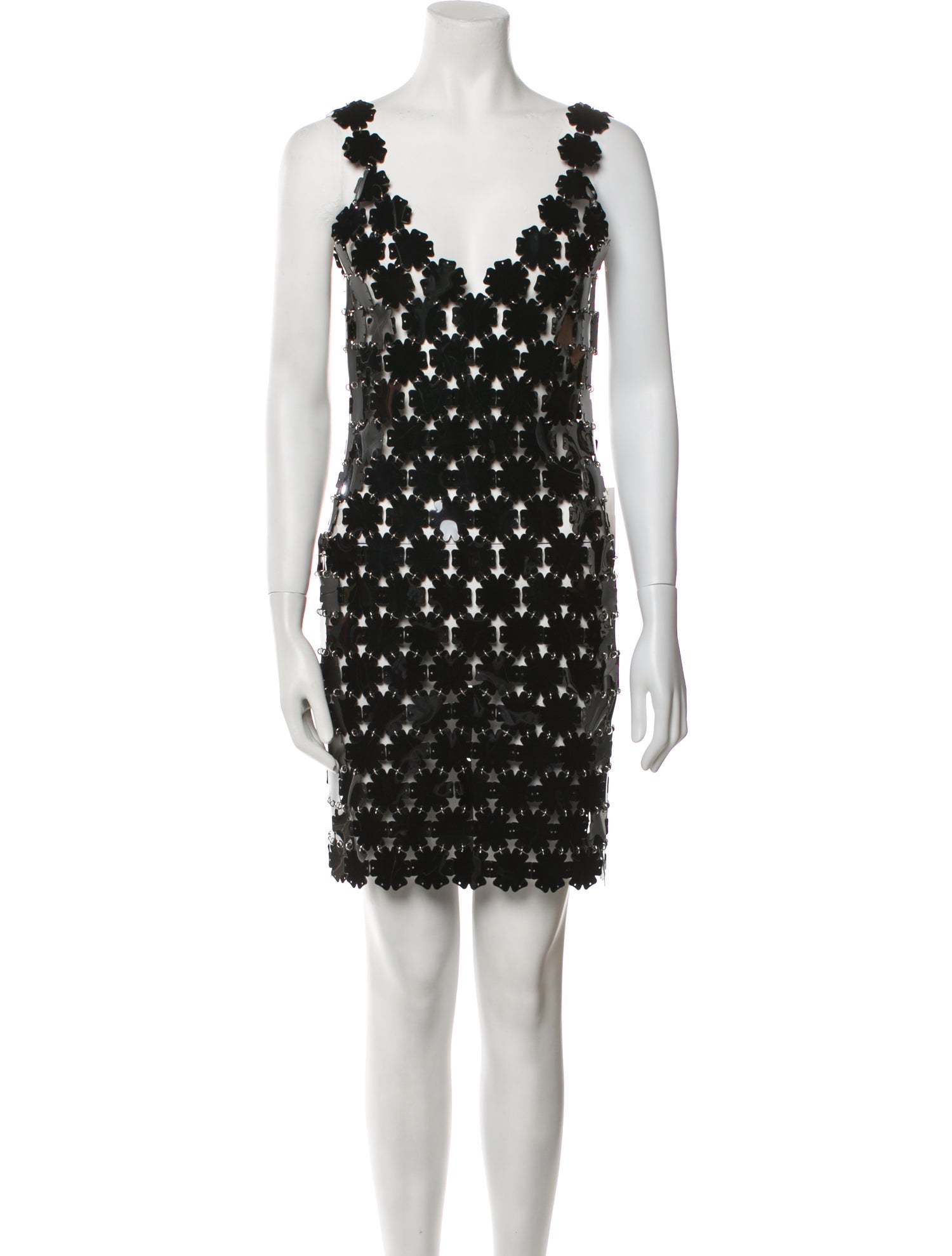 Paco Rabanne PVC Mini Dress