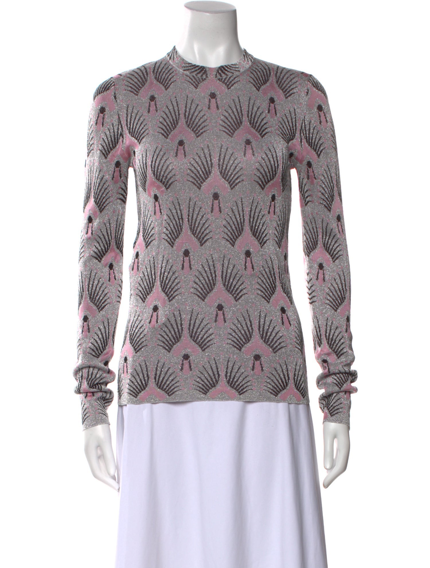 Paco Rabanne Printed Crew Neck Sweatshirt