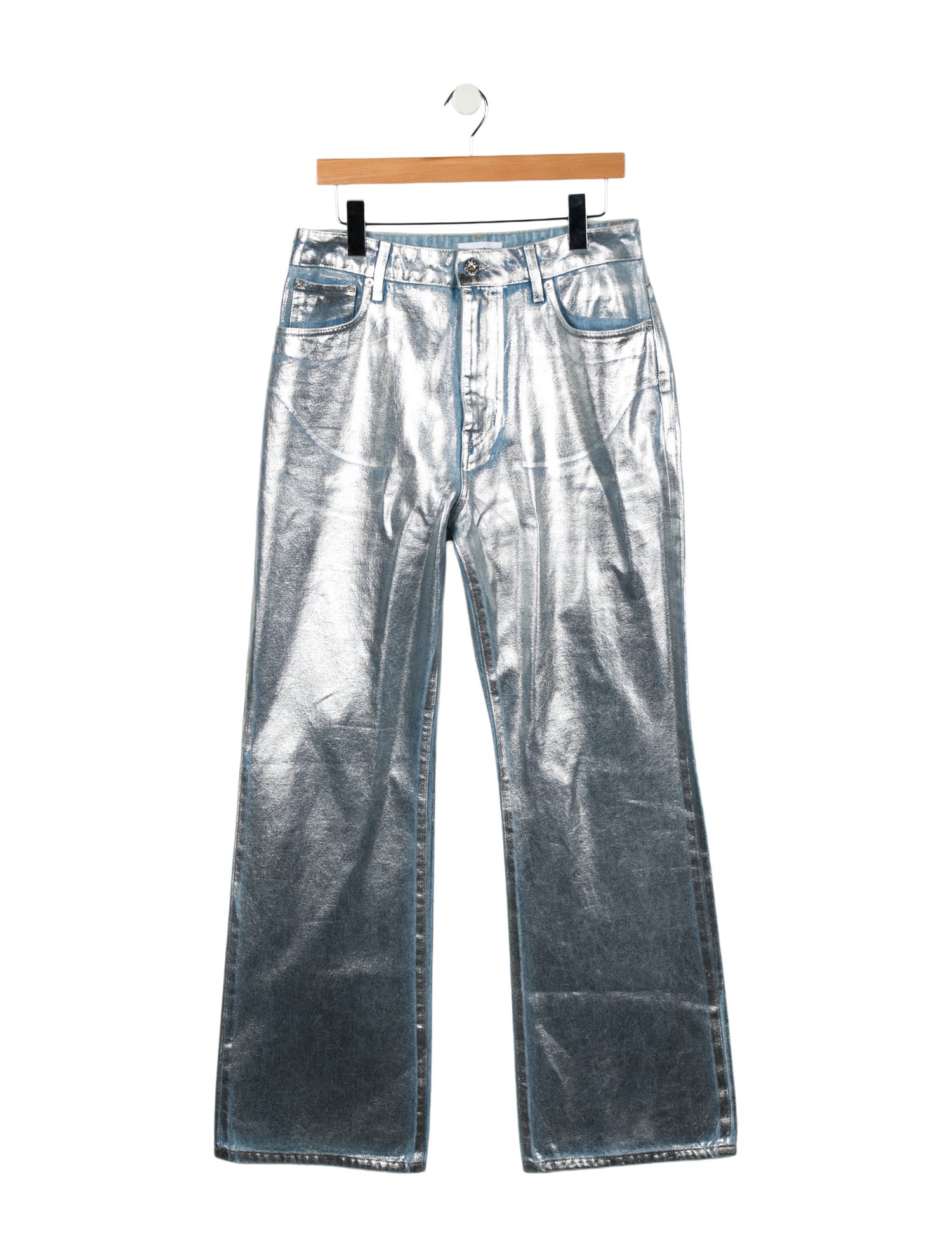 Paco Rabanne High-Rise Wide Leg Jeans