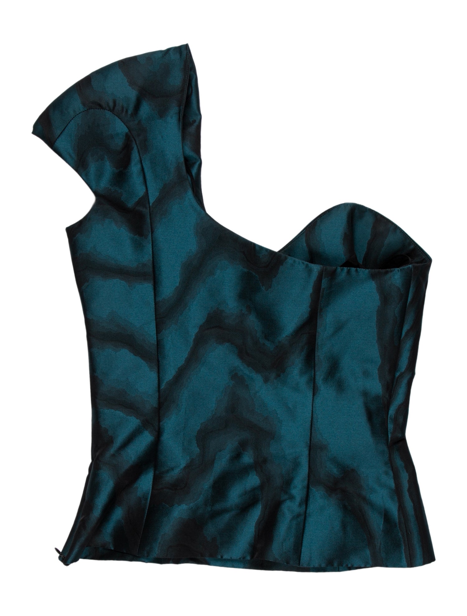 Paco Rabanne One-Shoulder Sleeveless Blouse