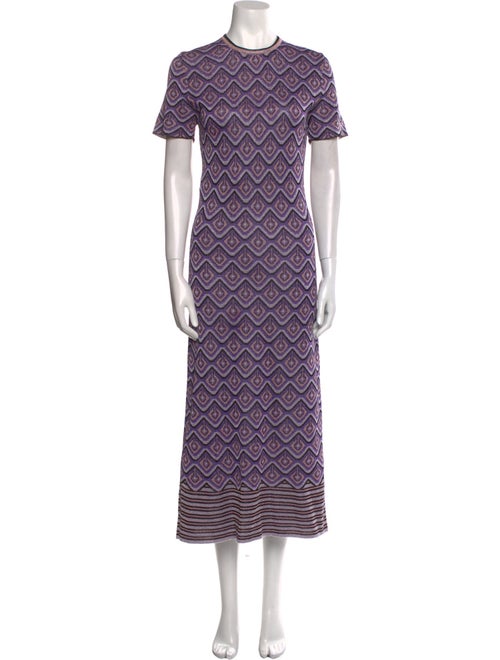 Paco Rabanne Printed Long Dress