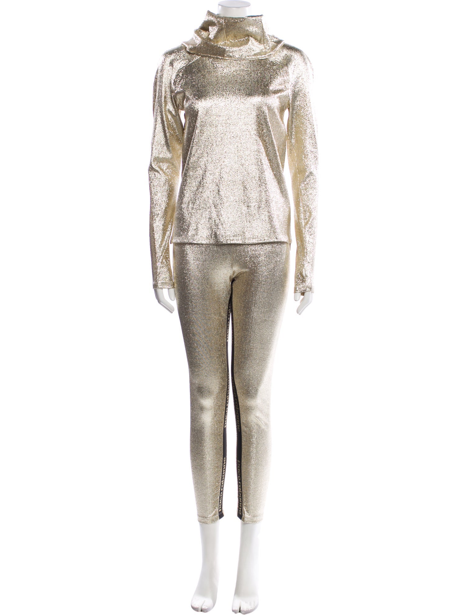 Paco Rabanne Glitter Accents Pant Set