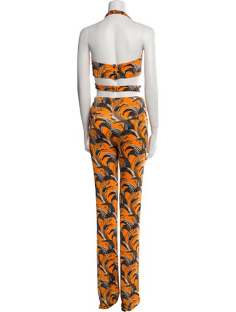 Paco Rabanne Printed Pant Set