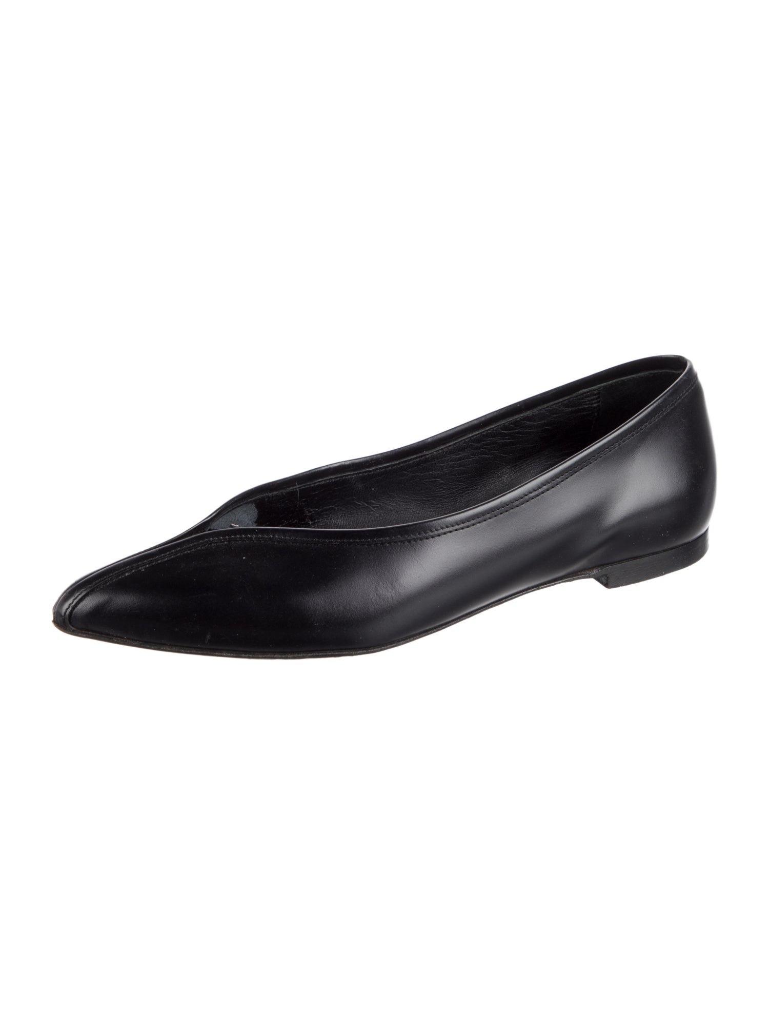 Paco Rabanne Leather Ballet Flats