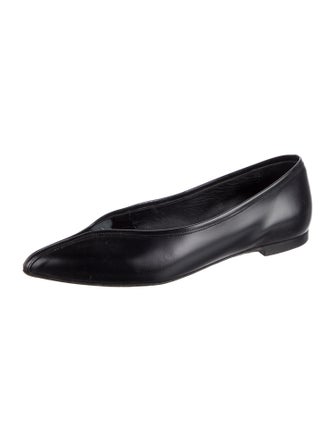 Paco Rabanne Leather Ballet Flats