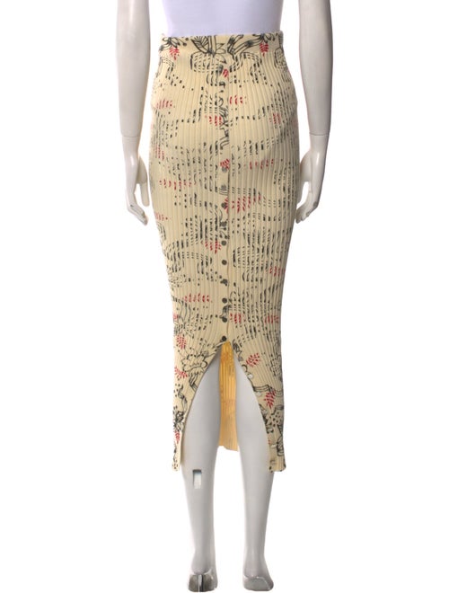 Paco Rabanne Printed Midi Length Skirt