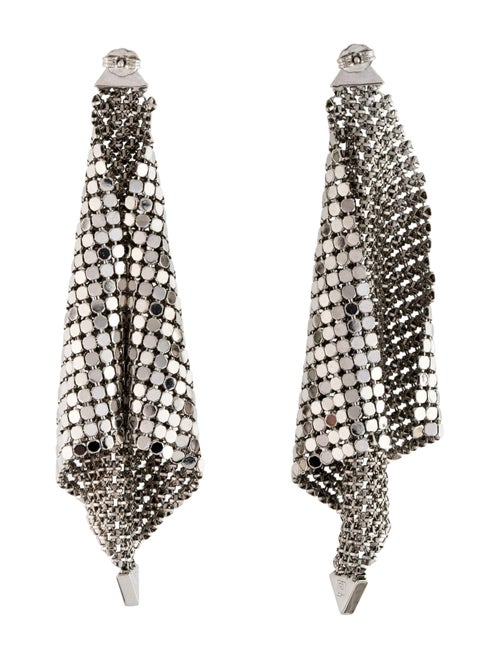 Paco Rabanne Chainmail Mesh Earrings
