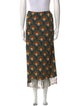 Paco Rabanne Printed Midi Length Skirt