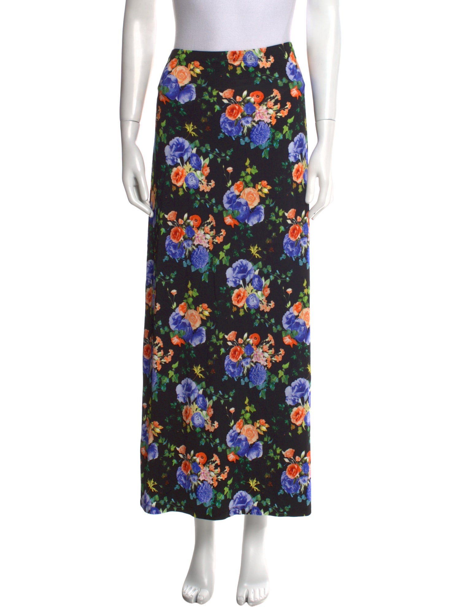 Paco Rabanne Floral Print Midi Length Skirt w/ Tags