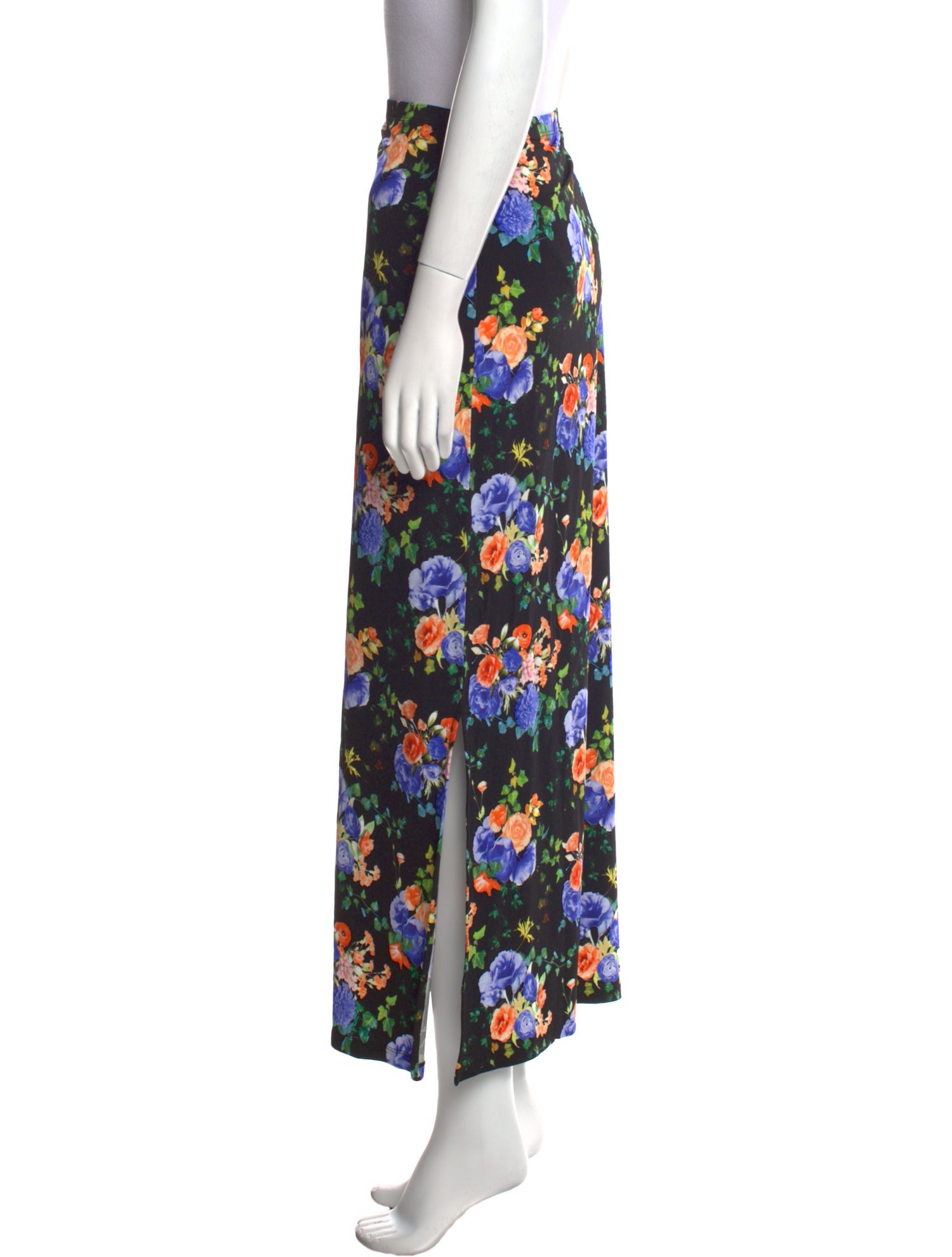 Paco Rabanne Floral Print Midi Length Skirt w/ Tags