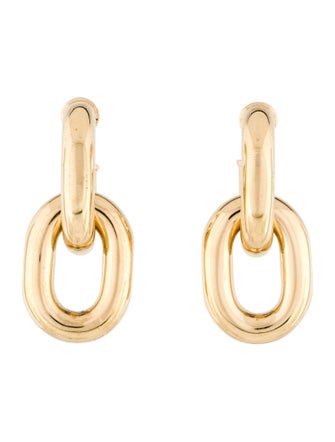 Paco Rabanne Double Link XL Drop Earrings
