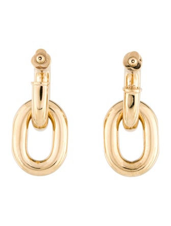 Paco Rabanne Double Link XL Drop Earrings