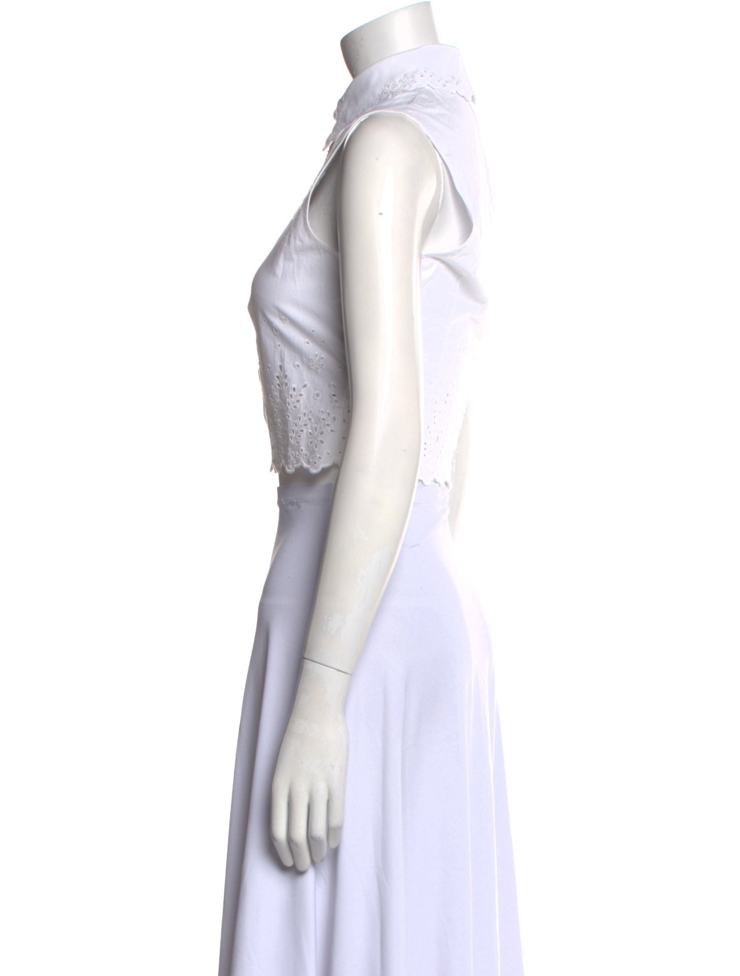 Paco Rabanne Sleeveless Crop Top