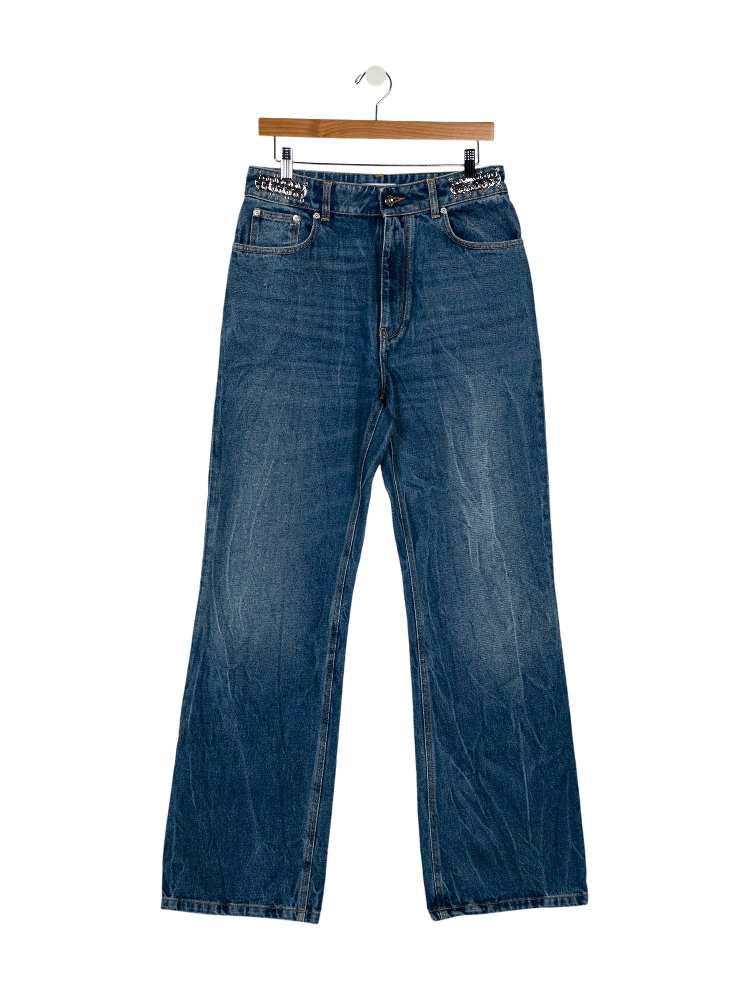 Paco Rabanne High-Rise Wide Leg Jeans