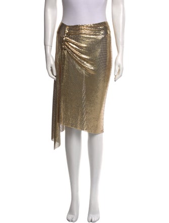 Paco Rabanne Ruffle Embellishment Knee-Length Skirt