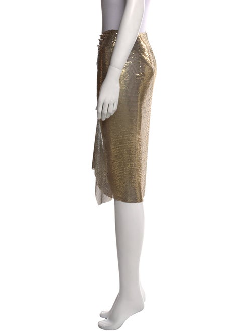 Paco Rabanne Ruffle Embellishment Knee-Length Skirt