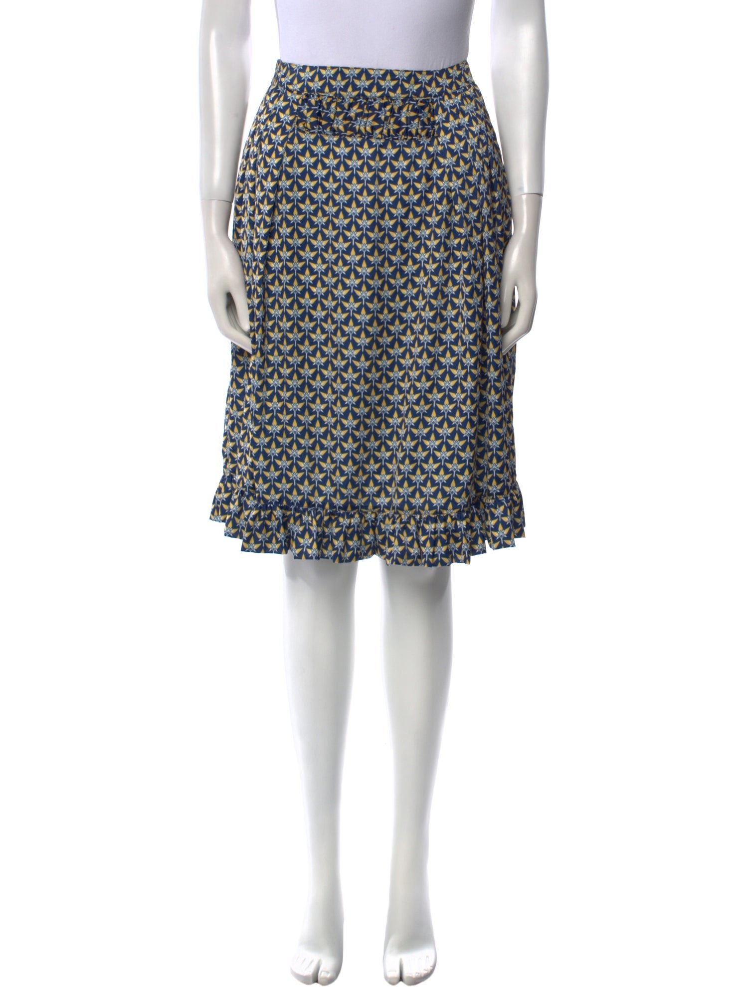 Paco Rabanne Printed Knee-Length Skirt w/ Tags