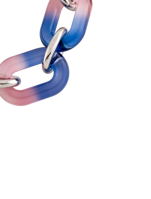 Paco Rabanne Resin Chain Link Choker Necklace