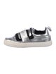 Paco Rabanne Leather Colorblock Pattern Sneakers