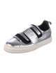 Paco Rabanne Leather Colorblock Pattern Sneakers