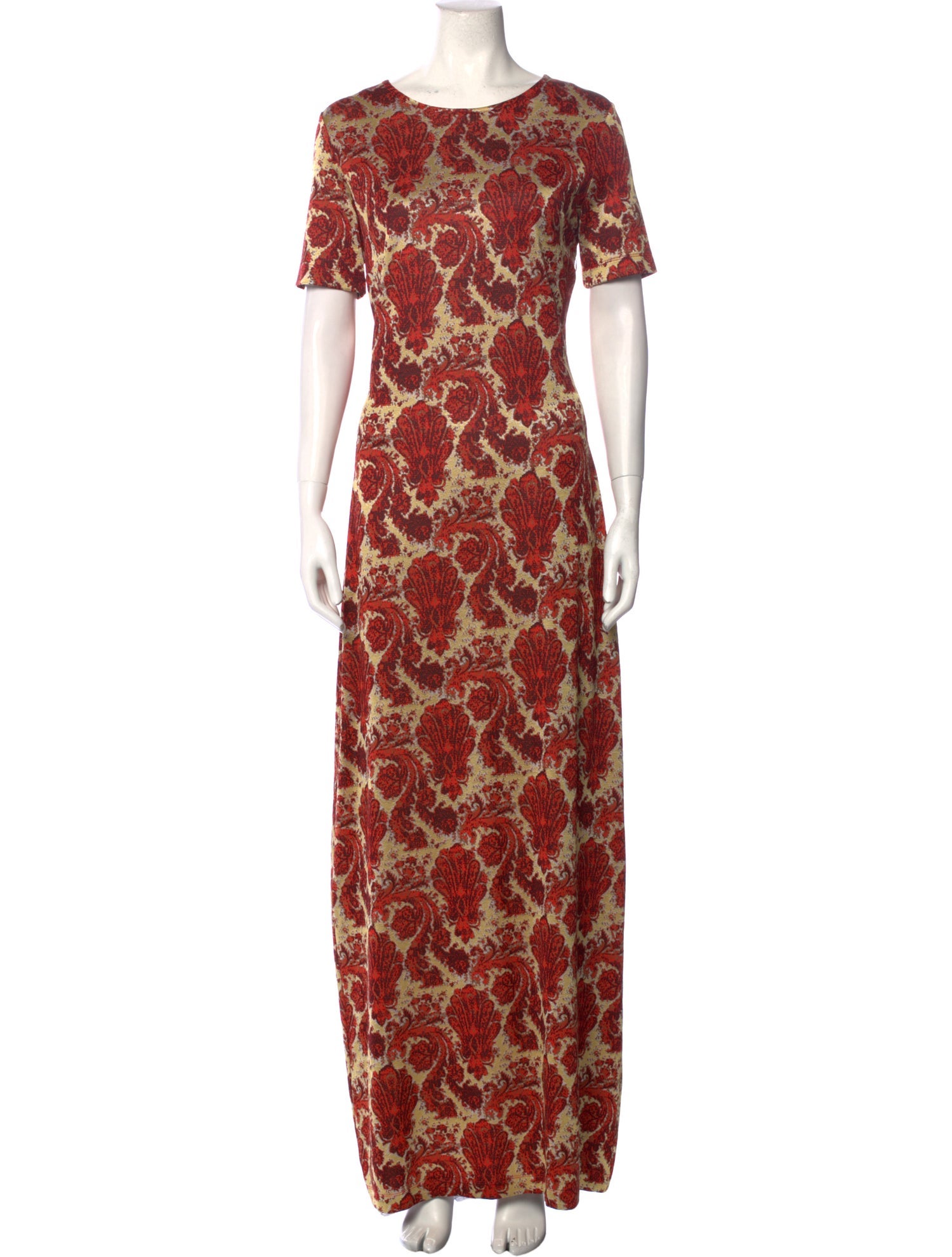 Paco Rabanne Printed Long Dress