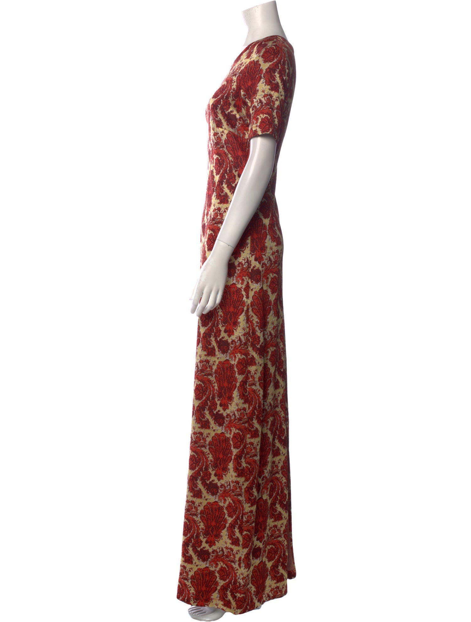 Paco Rabanne Printed Long Dress