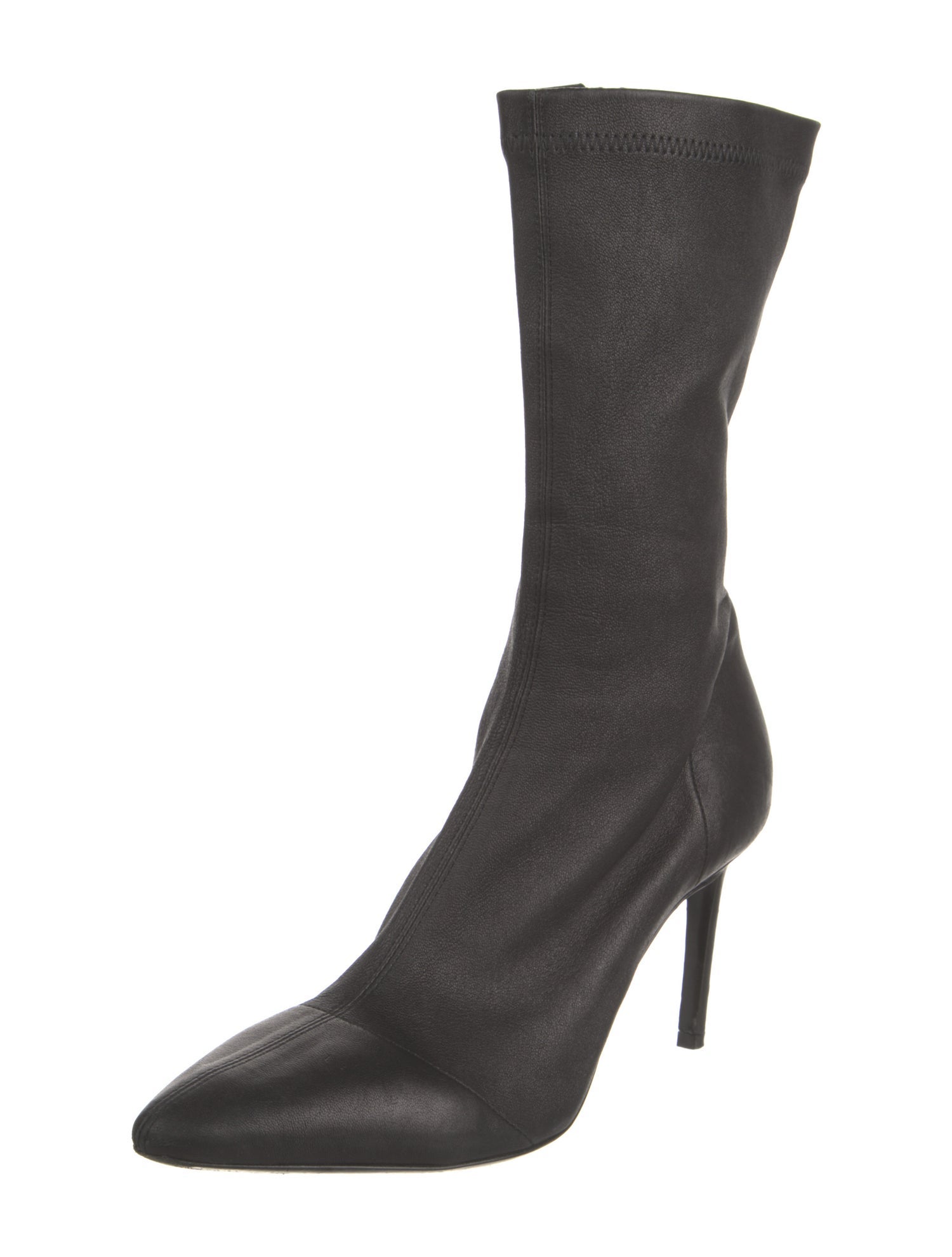 Paco Rabanne Leather Sock Boots