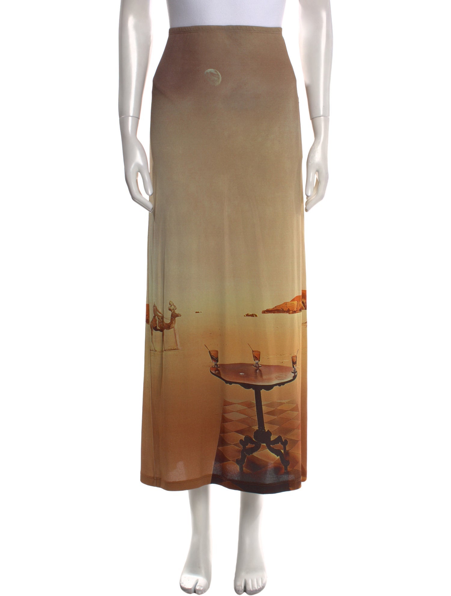 Prada Car Print Pleated Skirt - White Skirts, Clothing