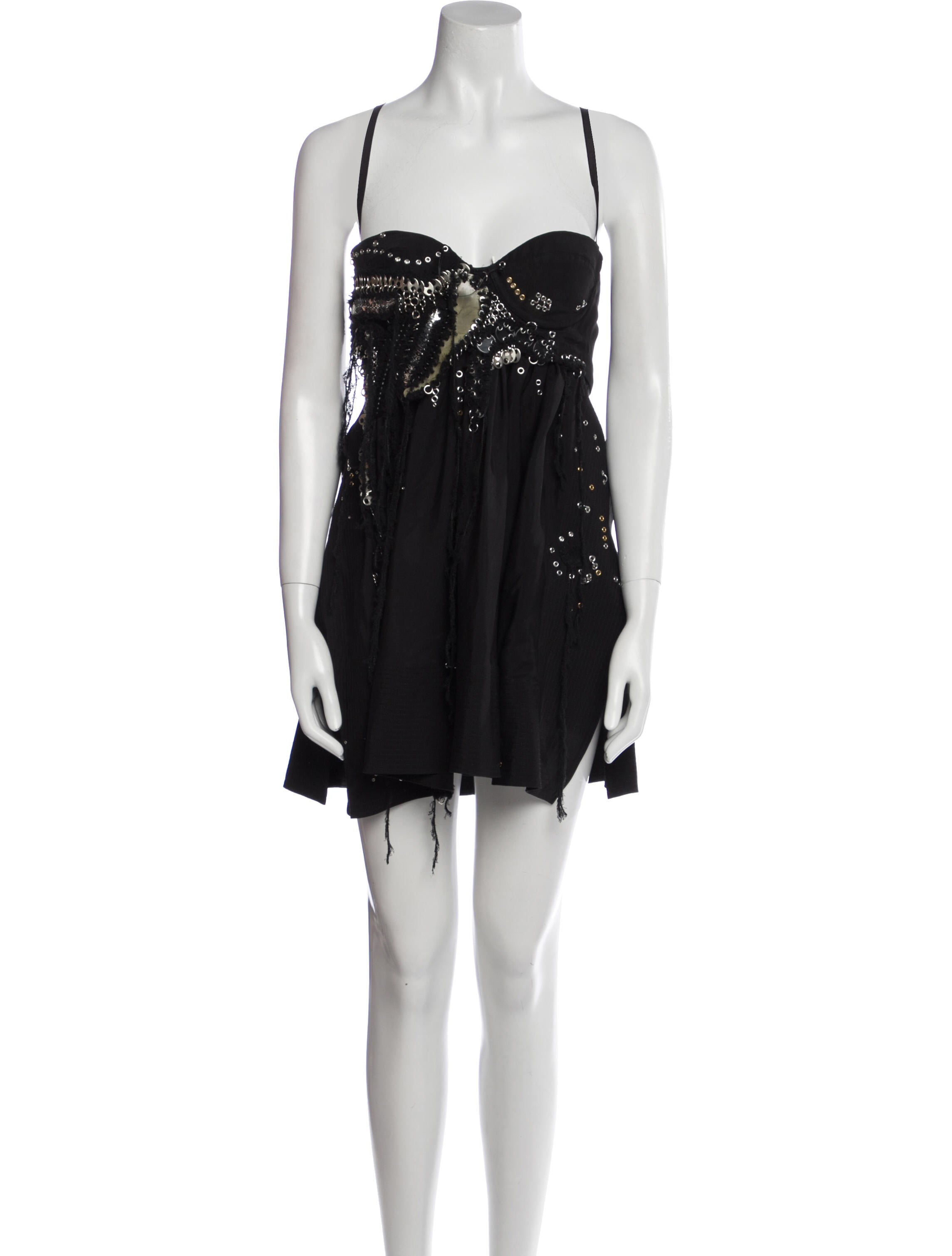Paco Rabanne Square Neckline Sleeveless Tunic