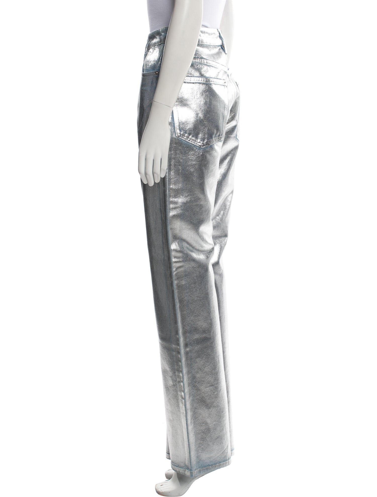 Paco Rabanne High-Rise Wide Leg Jeans w/ Tags