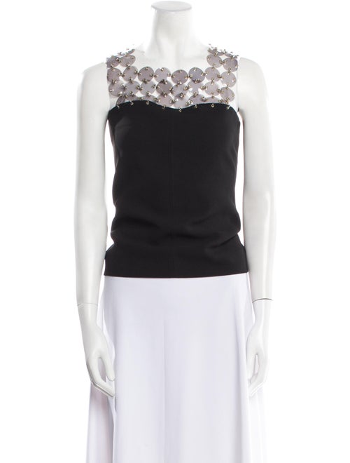 Paco Rabanne 2015 Square Neckline Top