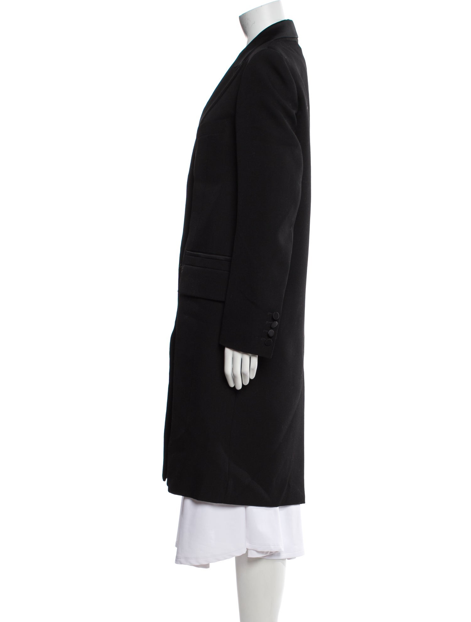Paco Rabanne Wool Peacoat