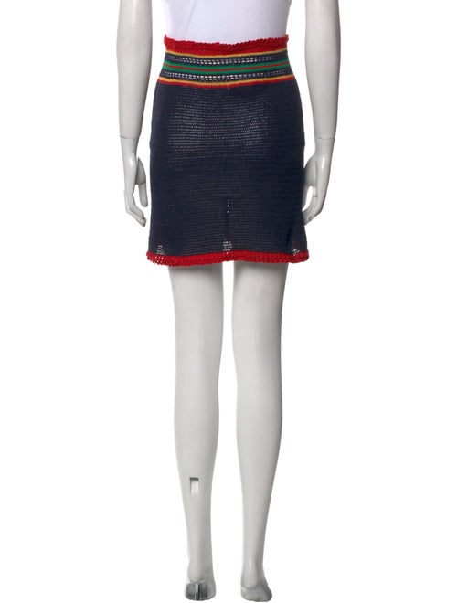 Paco Rabanne Striped Mini Skirt