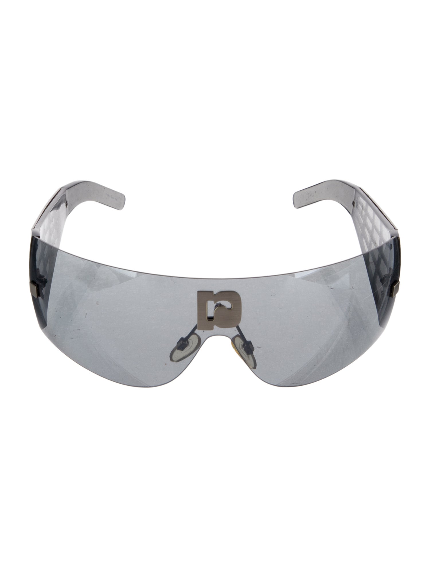 Paco Rabanne Shield Mirrored Sunglasses